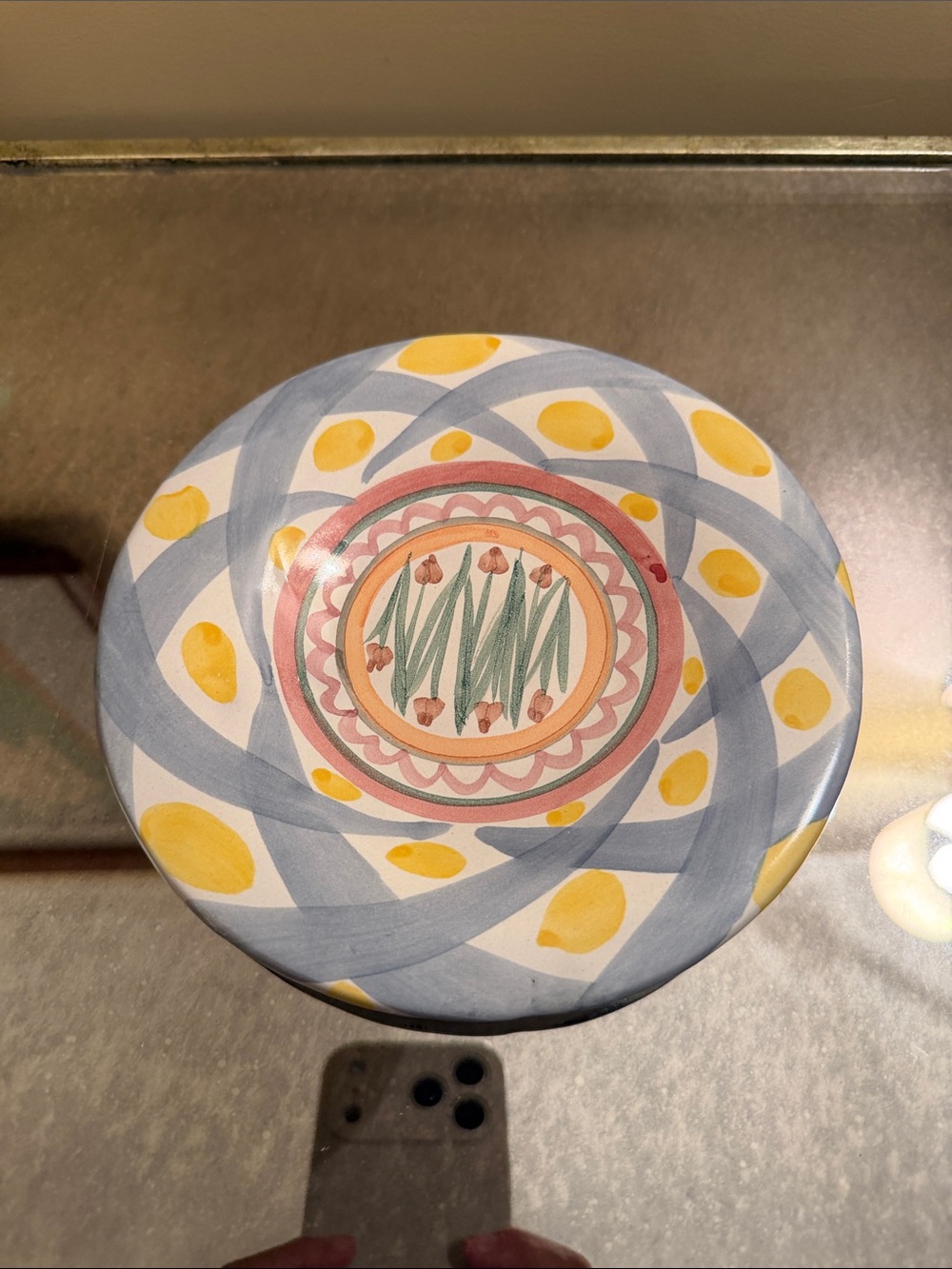 MacKenzie-Childs Aalsmeer 7½” Fluted Dish | Rare | Retired
